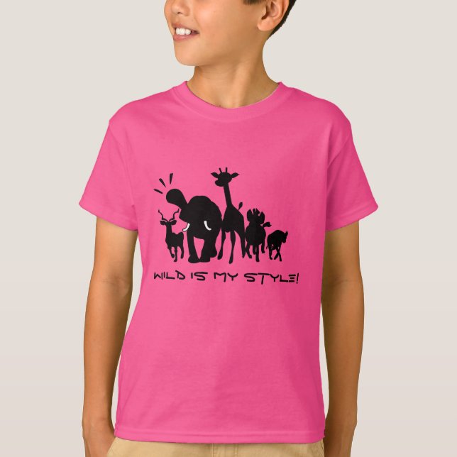 Camiseta Animais Selvagens Safari (Frente)