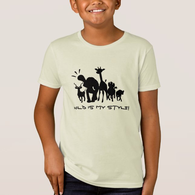 Camiseta Animais Selvagens Safari (Frente)
