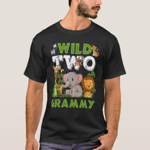 Camiseta Animais Selvagens Safari de Aniversário do Jardim