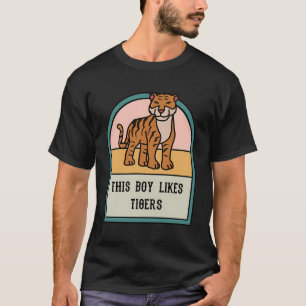 Camiseta Animais Selvagens Safari Tigres Animais Selvagens