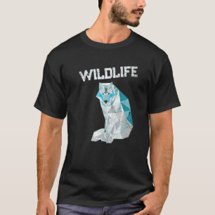 Camiseta Animais Selvagens Selvagens Selvagens Geométricas