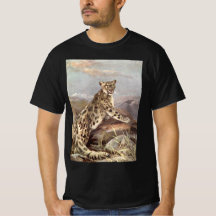 Animais Selvagens Vintage, Leopardo da Neve por CE