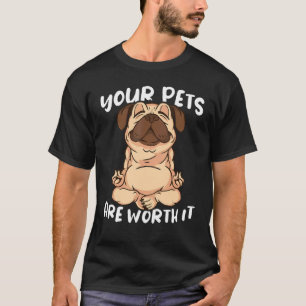 Camiseta Animais Seus animais valem a pena Pet Store
