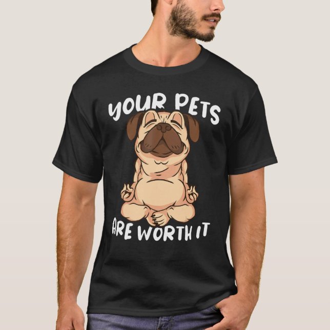 Camiseta Animais Seus animais valem a pena Pet Store (Frente)