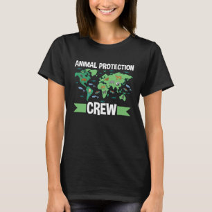 Camiseta Animais Sobre Conserv De Salvamento Dos Ativistas