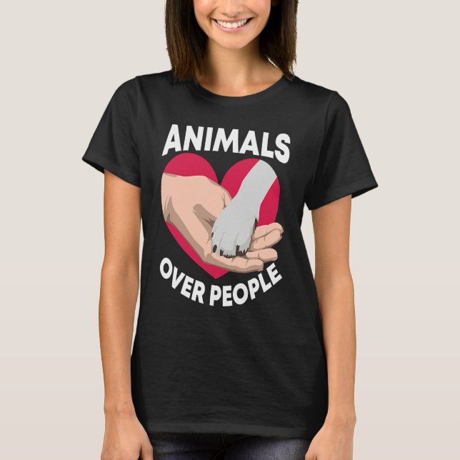 Camiseta Animais Sobre Conserv De Salvamento Dos Ativistas  (Frente)