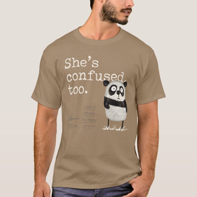 Camiseta Animais Solitários Zoe (Frente)