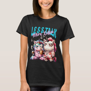 Camiseta Animais Vintage Menos Falam Mais Café