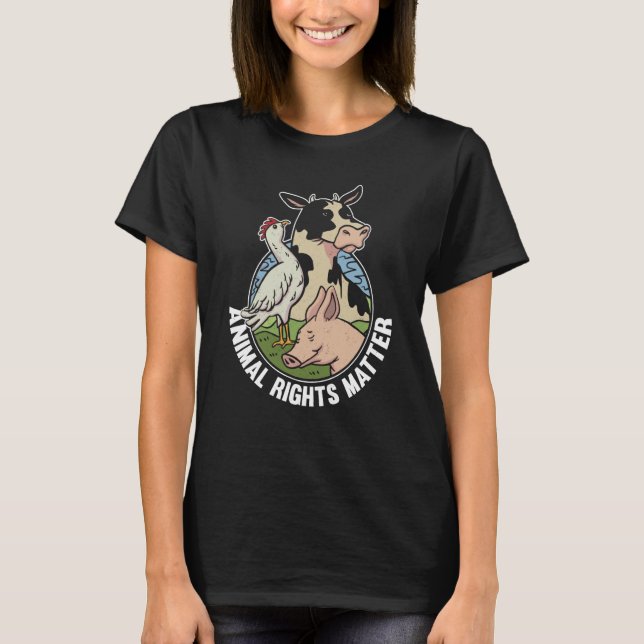 Camiseta Animal Activist Rescue Animals Conservation Rights (Frente)