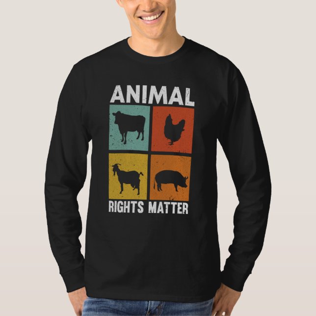 Camiseta Animal Activist Rescue Animals Conservation Rights (Frente)
