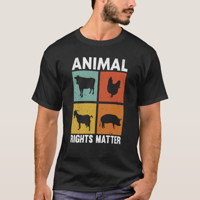 Camiseta Animal Activist Rescue Animals Conservation Rights (Frente)