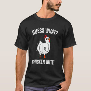 Camiseta Animal adivinha qual galinha-Bumbum corta-se