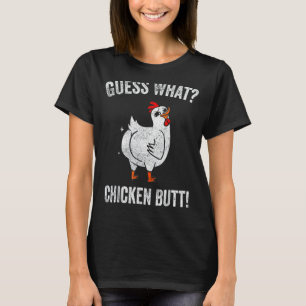 Camiseta Animal adivinha qual galinha-Bumbum corta-se