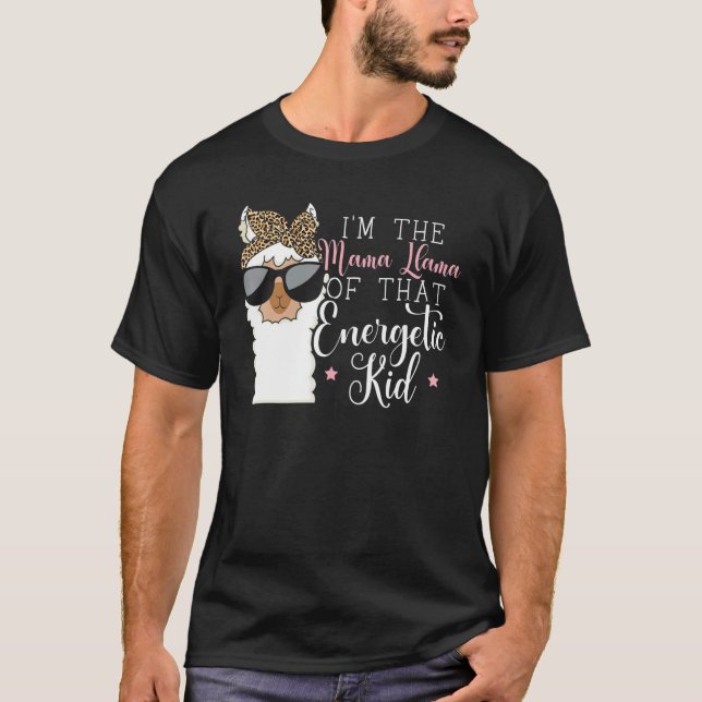 Camiseta Animal Alpaca Mama Llama Love Llama (Frente)