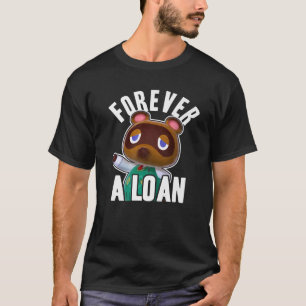 Camiseta Animal Atravessando Tom Nook Para Sempre Um Prêmio