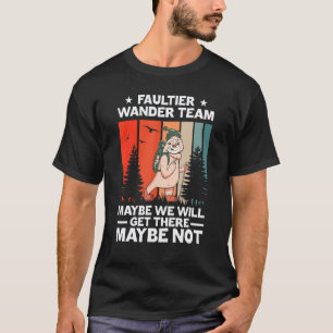 Camiseta Animal Bicho-Preguiça Equipe de Viagem Nós Vamos