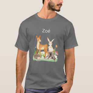 Camiseta Animal coelho ouriço Zo engraçado