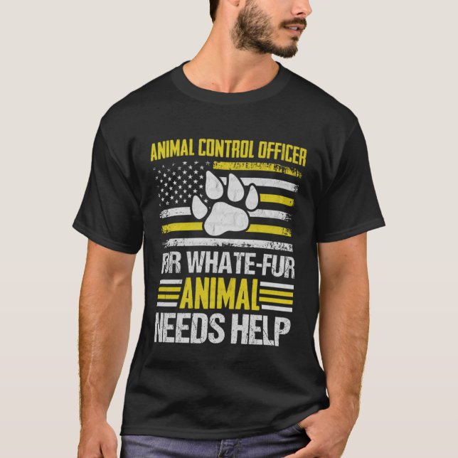 Camiseta Animal Control Officer  Animal Catcher  7 (Frente)