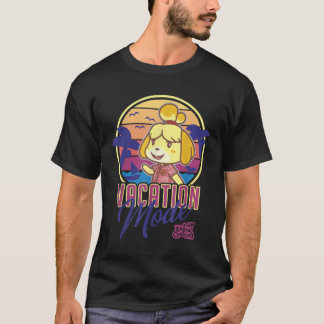 Camiseta Animal Crossing New Horizons Isabelle Vacation Mod