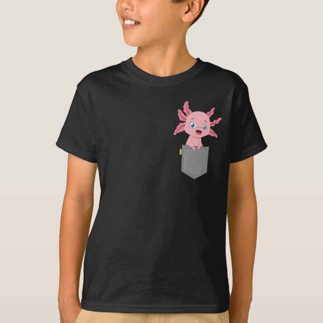 Camiseta Animal Cute Axolotl Kawaii (Frente)