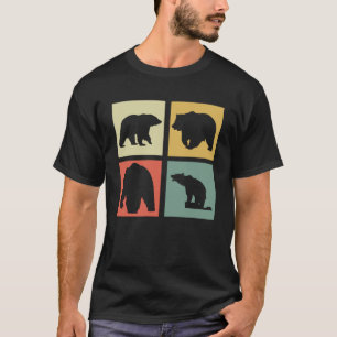Camiseta Animal da Floresta de Pop de Retro-Vintage