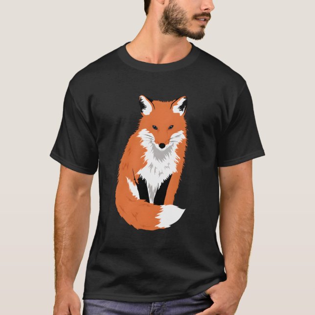 Camiseta Animal da Floresta Vermelha (Frente)