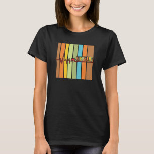 Camiseta Animal da Selva com Coração de Elefante Fofo a Bat