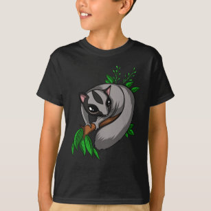Camiseta Animal de animal de estimação bonito do planador
