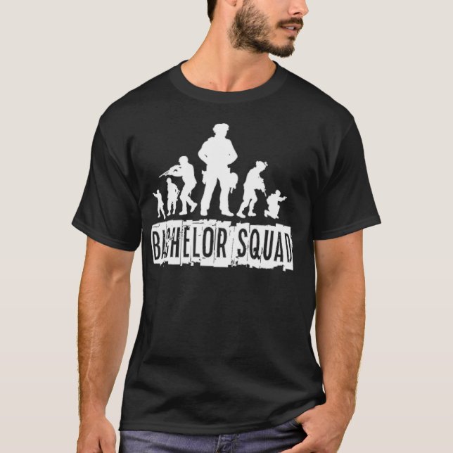Camiseta animal de casamento do grupo de solteiros - (Frente)