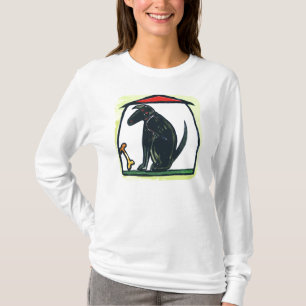 CAMISETA ANIMAL DE ESTIMAÇÃO DO OSSO DA CASOTA