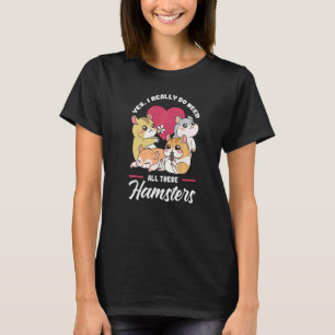 Camiseta Animal de Estimação Hamster  Gaiolas Fofas Roda de