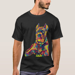 Camiseta Animal de estimação italiano da cor do Mastiff d
