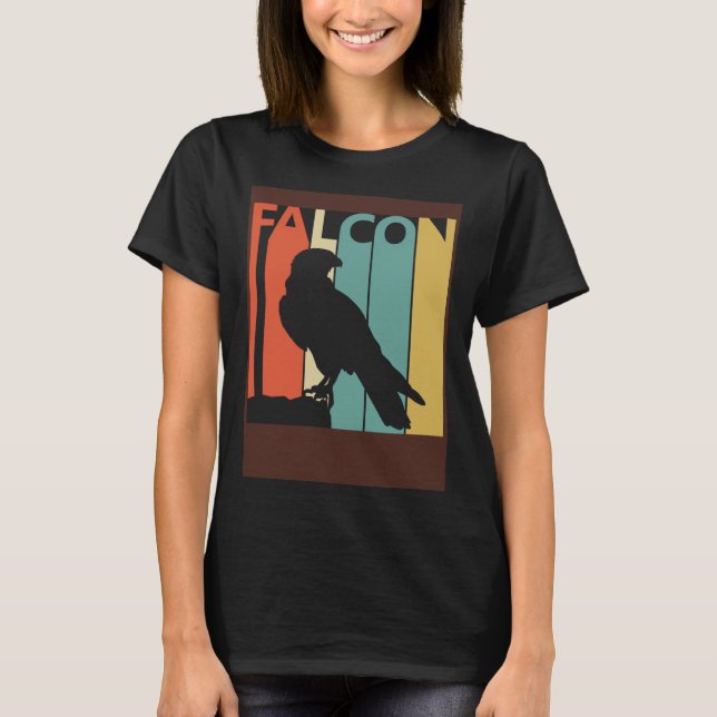 Camiseta Animal de falcão fofo (Frente)