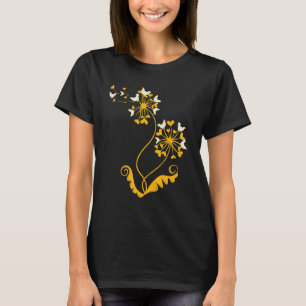 Camiseta Animal de Fazenda  Fazendeiro Pássaro Corações Den