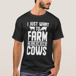 Camiseta Animal de Fazenda Fazendeiro Vaca