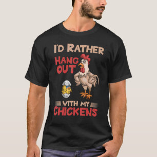 Camiseta Animal de Fazenda  Galinha Agricultor Agricultura 