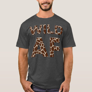 Camiseta Animal de Festa com Estampa de Girafa Selvagem 2