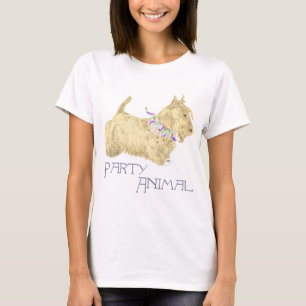 Camiseta Animal de Festa Scottish Terrier