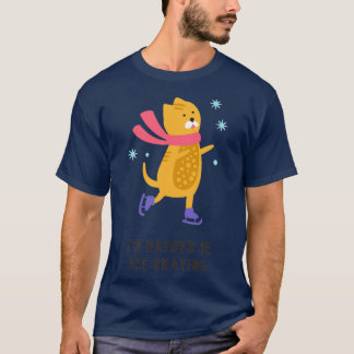 Camiseta Animal de patinação de gelo