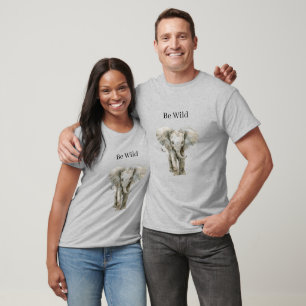 Camiseta Animal de Safari de Elefante