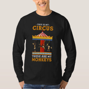 Camiseta Animal do Zoológico Este É o Meu Circo Estes São M
