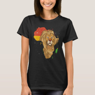 Camiseta Animal do Zoológico Leão África Safari Animal Leão