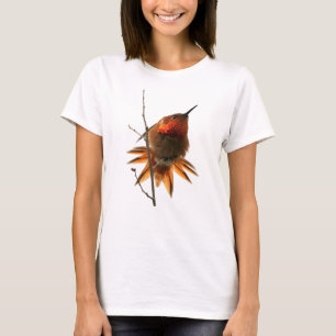 Camiseta Animal dos animais selvagens do pássaro do colibr