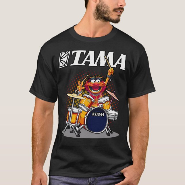 Camiseta Animal Drummer Tama (Frente)