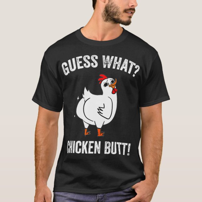 Camiseta Animal Engraçado Admite Que Galinha De Bumbum É Bo (Frente)