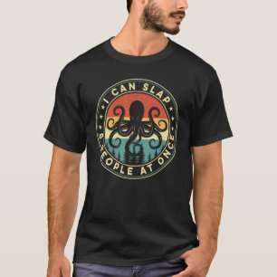 Camiseta Animal Espiritual do Polvo Kraken Pesca Animais Ma