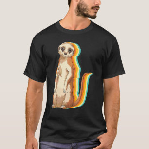 Camiseta Animal Fofo do Zoológico Safari da África Suricata