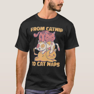 Camiseta Animal Gato  De erva-de-gato a cochilos Loja de Pe