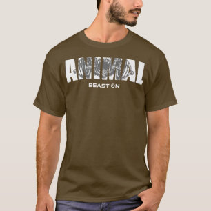 Camiseta ANIMAL Gorilla Dumbbell Gym Motivation Malhação sa