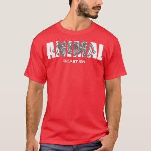 Camiseta ANIMAL Gorilla Dumbbell Gym Motivation Malhação sa